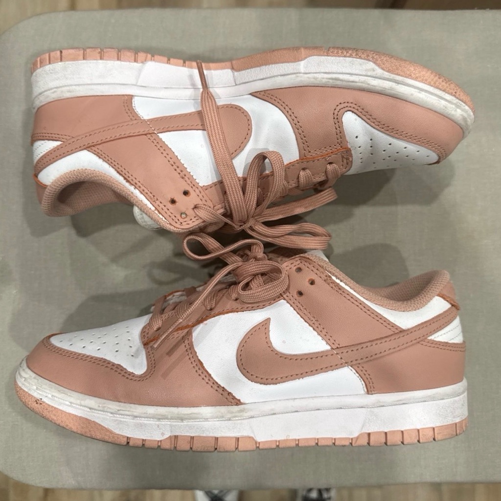 Nike Women's Blush And White Sneakers